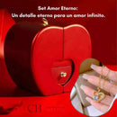 Set Amor Eterno - Caja de rosa + collar | Regalo de San Valentín